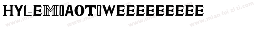 HYLeMiaoTiW 正文字体转换